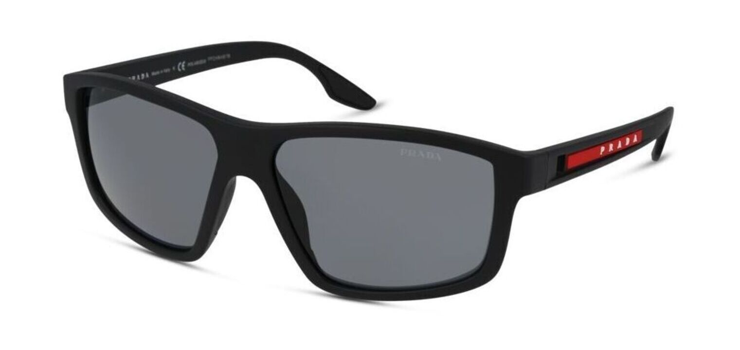 Prada Linea Rossa Rechteckig Sonnenbrillen 0PS 02XS Schwarz für Herren