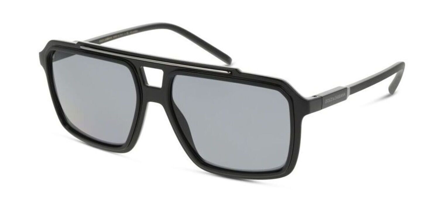 Lunettes de soleil Dolce & Gabbana Rectangle 0DG6147 Noir pour Homme