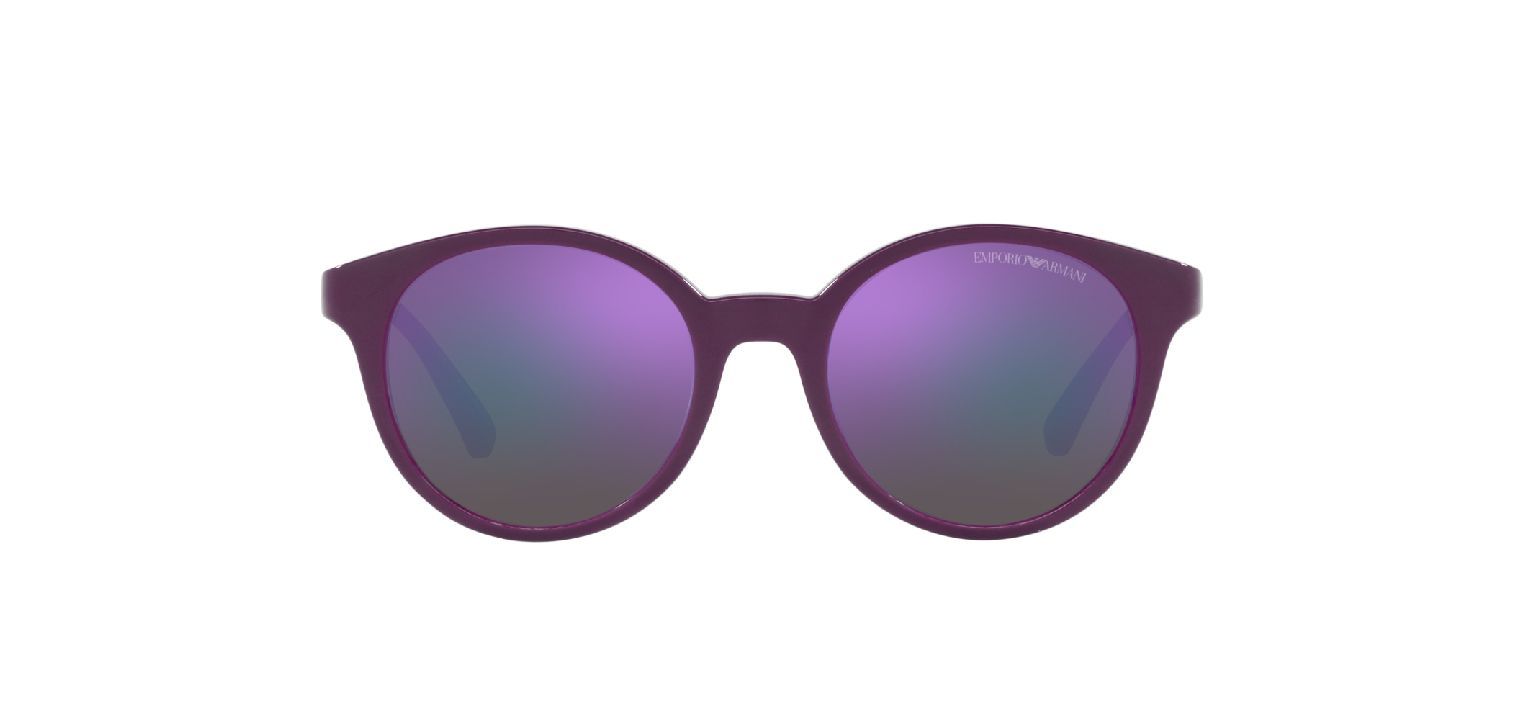 Lunettes de soleil Emporio Armani Ronde 0EA4185 Violet pour Homme