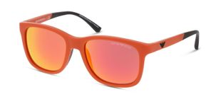 Emporio Armani Rechteckig Sonnenbrillen 0EA4184 Orange für Kinder