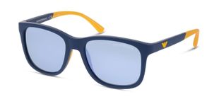 Emporio Armani Rechteckig Sonnenbrillen 0EA4184 Blau für Kinder