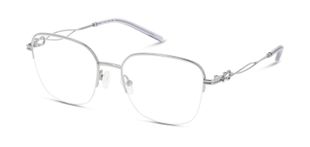 DbyD Quadratisch Brillen 0DB1134T Sillber für Damen