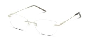 DbyD Rechteckig Brillen DBOF7004 Sillber für Damen